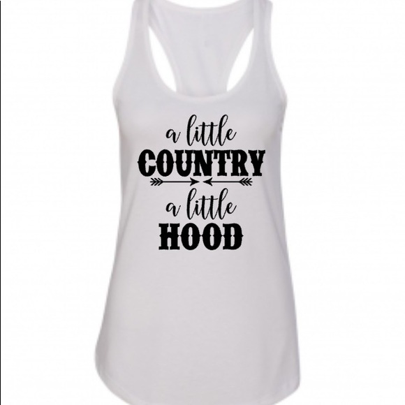 Tops - A Little Country A Little Hood Women’s Shirt NEW